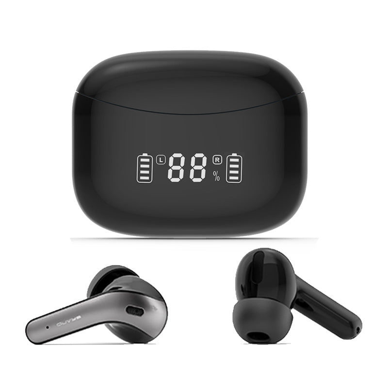 ANC Noise Cancelling Bluetooth 5.0 Headphones True Wireless Stereo Earphones Built-in Mic Sports Earbuds