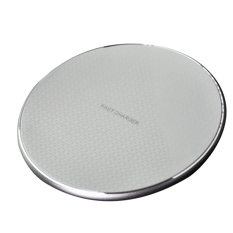 10W Qi Wireless Charger K8 Wireless Charging Pad for iPhone Samsung Xiaomi – Grey