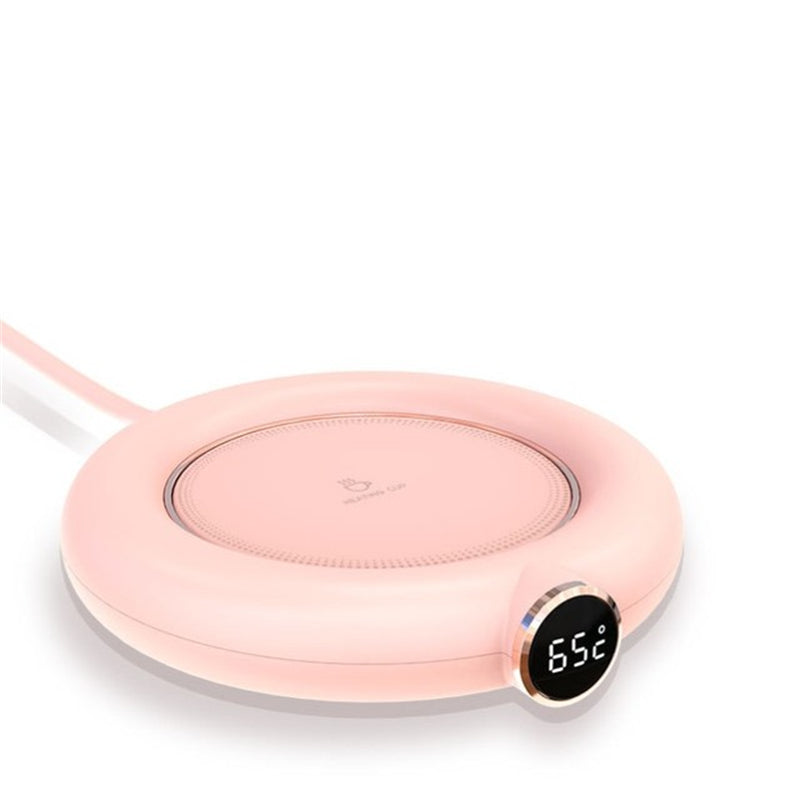 New Intelligent Heating Warm Coaster Constant Warm Coaster Three-gear Adjustment UBS – Pink