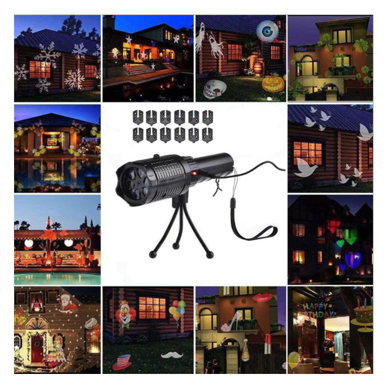 12 Patterns LED Christmas Projector Lamp Party Decor – Type A Patterns