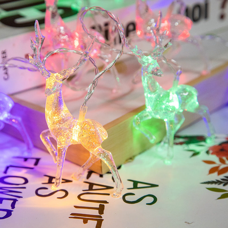 6 Meters 40 LED Christmas Reindeer String Lights – Multicolor