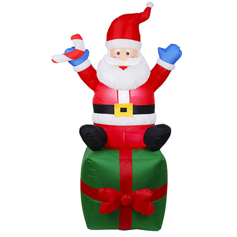 Christmas Inflatable Snowman Santa Claus Indoor Outdoor Decorations – Type C