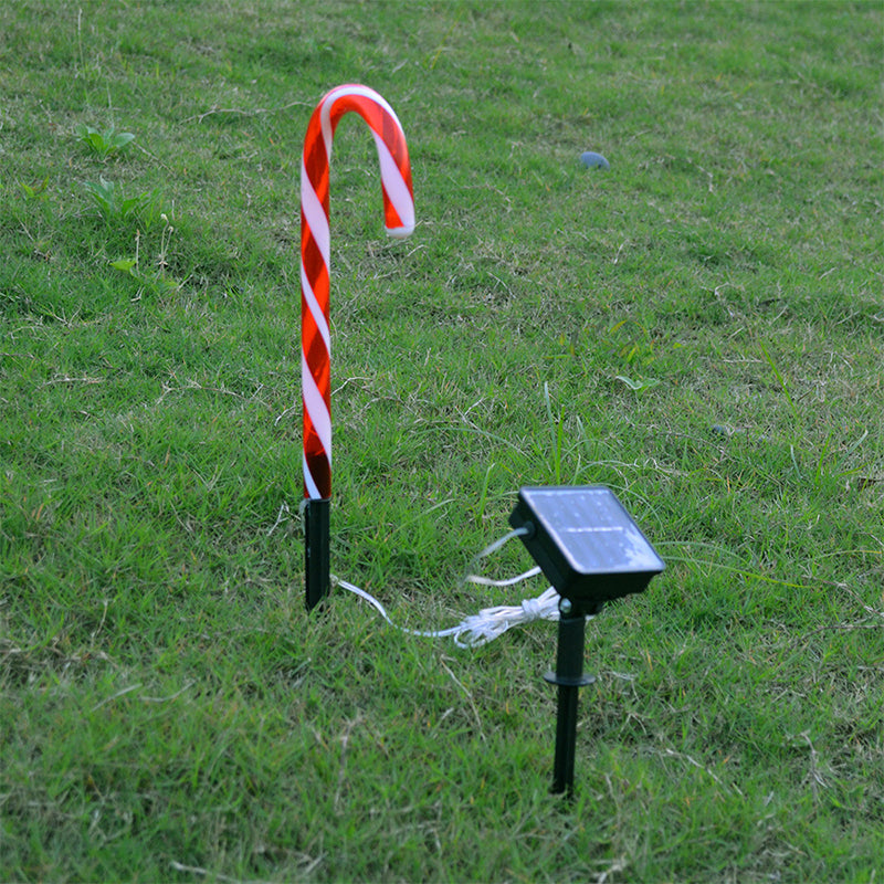Solar Outdoor Christmas Candy Cane Pathway Marker Light – 1 Piece