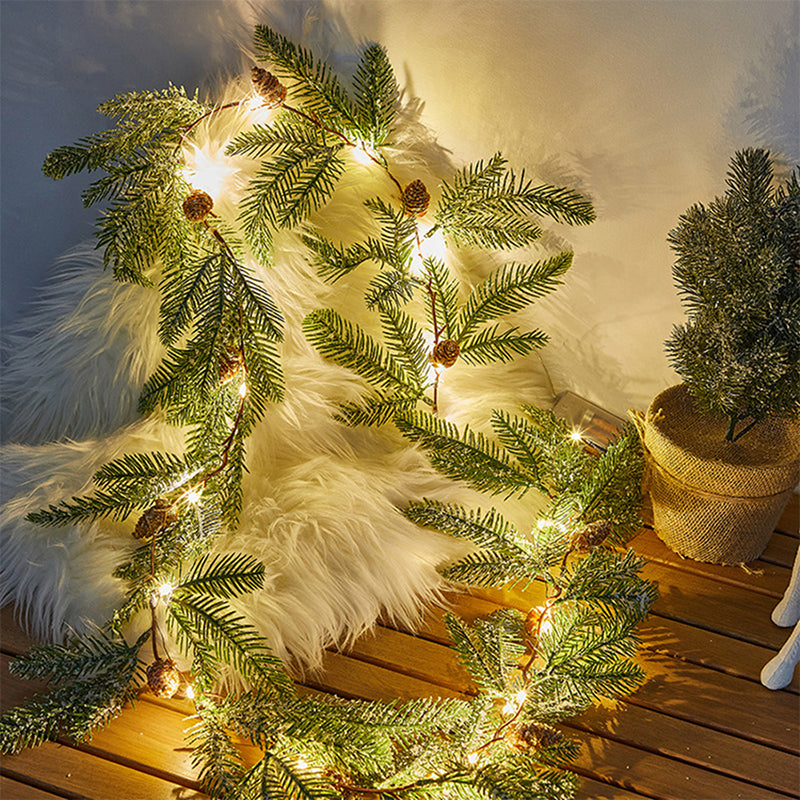 2M 20 LED Christmas Lights Holiday Decorative Hanging String Light – Christmas Pine Cone Leaves