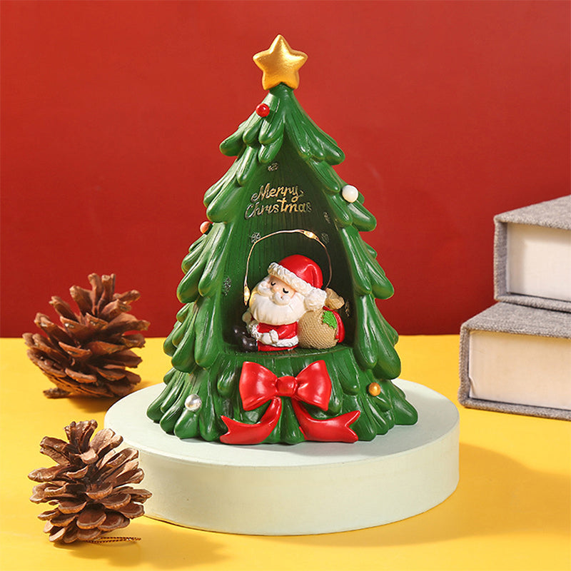 Starlight Christmas Tree Santa Claus Resin Tree Ornaments – A