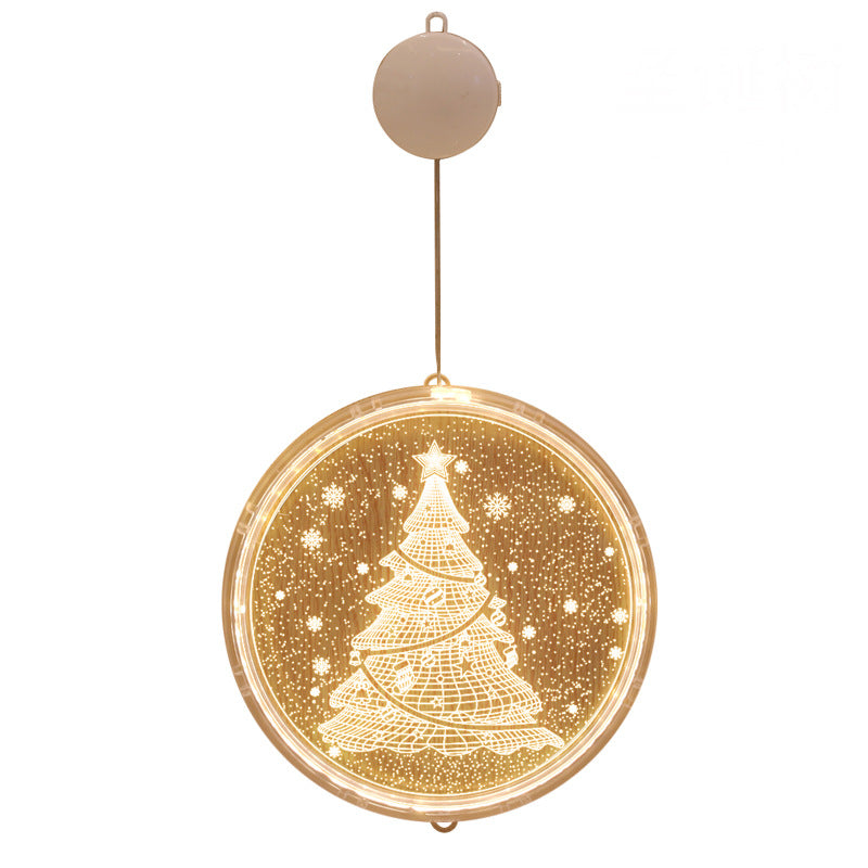 LED Window Sucker Lamp for Christmas Wedding Party Decorations – Christmas tree