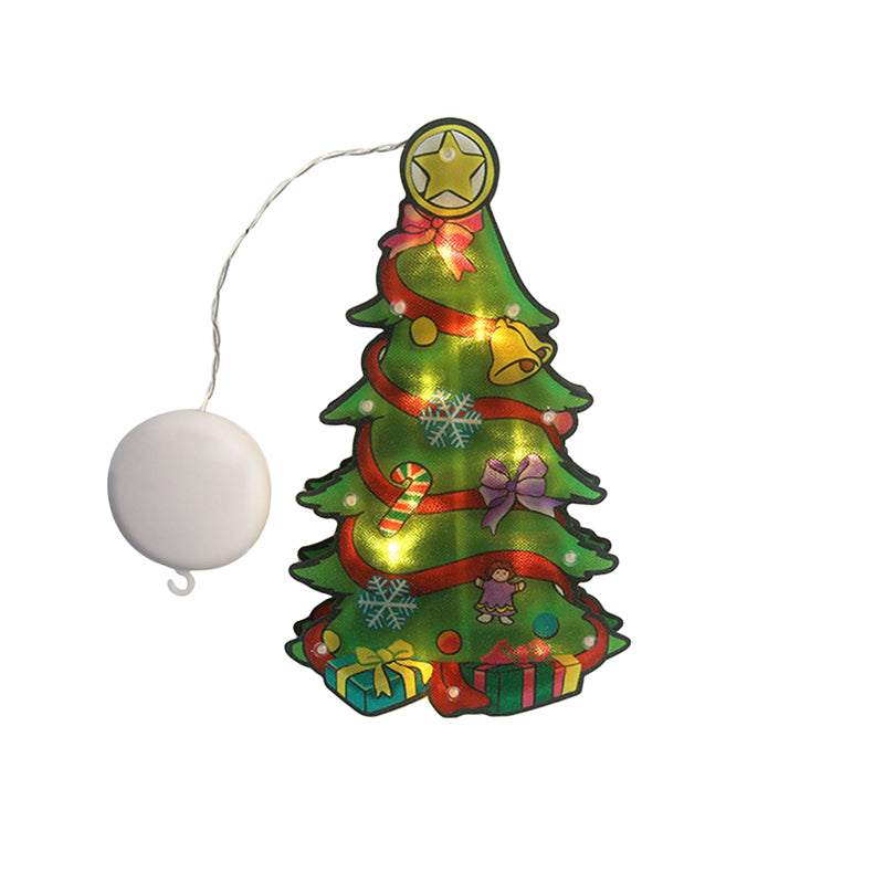Christmas Party Window Pendant Lamp LED Light with Suction Cup – Christmas tree