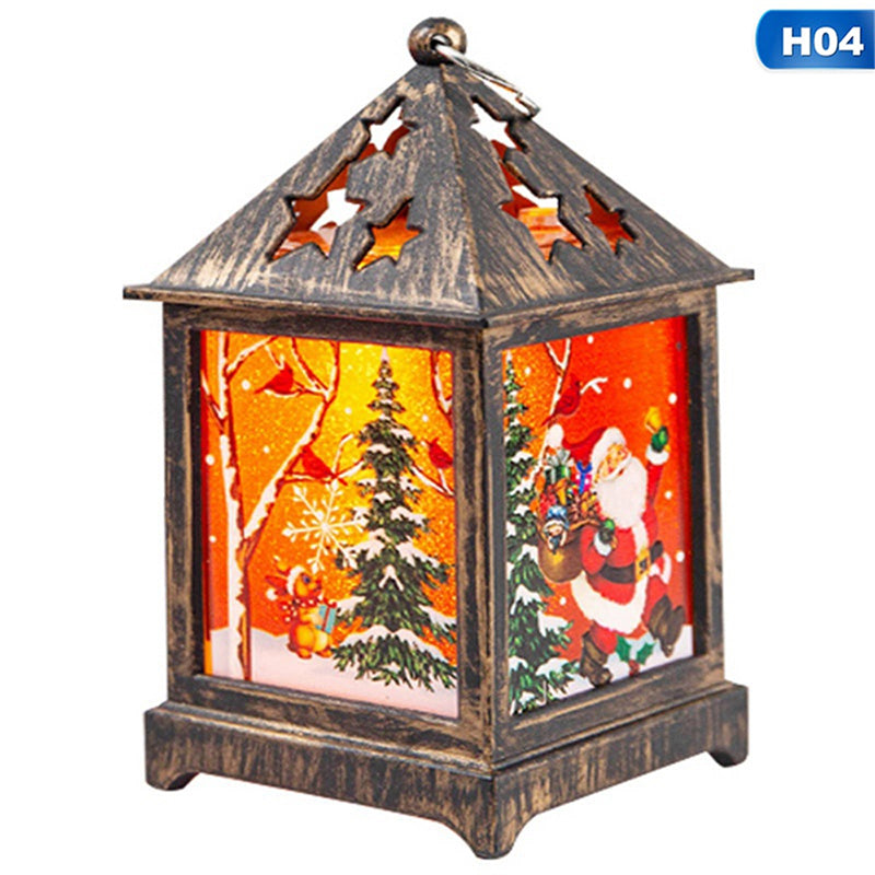 Retro Santa Claus Snowman Night Light Christmas Decor – Santa Claus