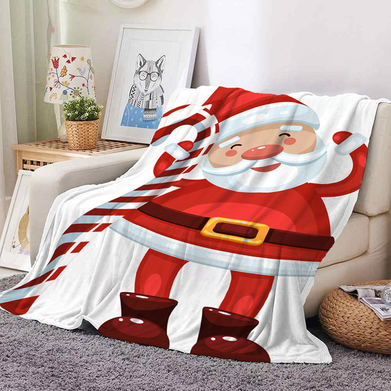 Christmas Soft Warm Double-sided Flannel Printing Throw Blanket – 120x180cm / SDLR003