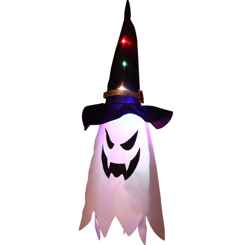 Halloween Ghost Pumpkin Battery Operated Hanging Light for Party Decoration – Single Ghost