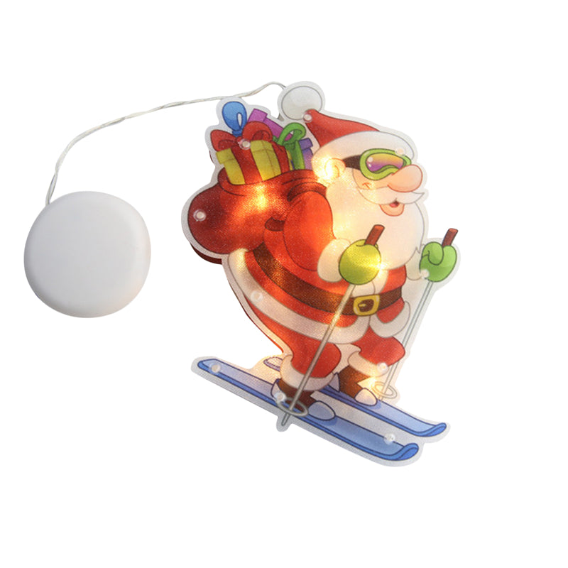 Christmas Party Window Pendant Lamp LED Light with Suction Cup – Ski Christmas
