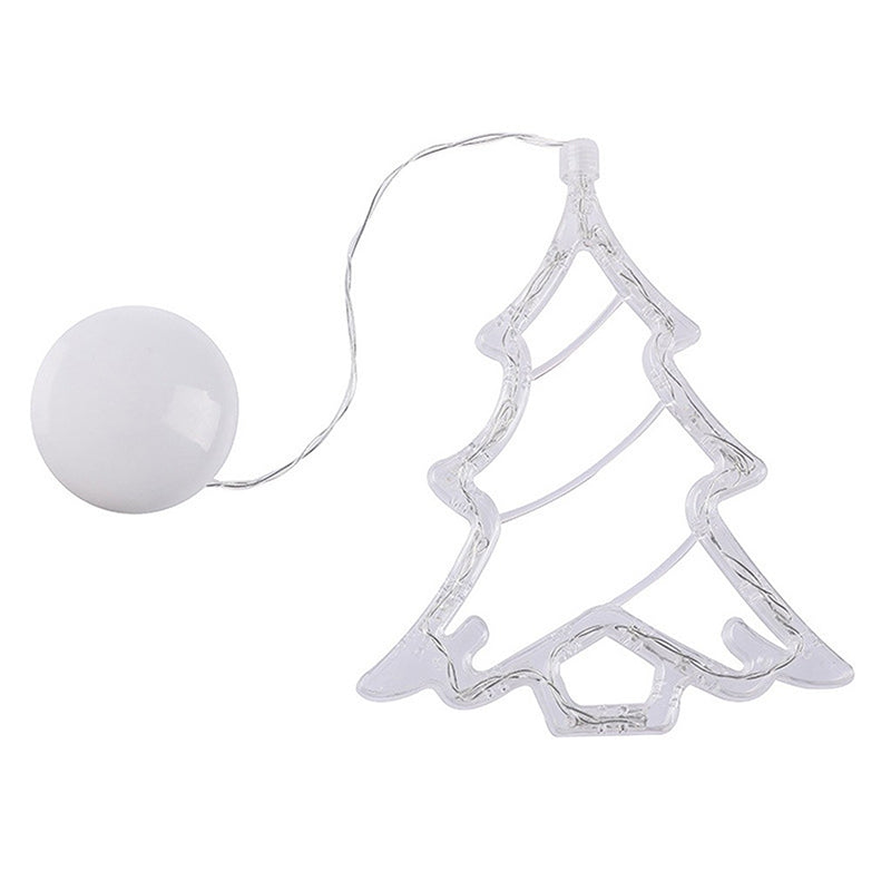 LED Christmas Lights Window Suction Cup Chandelier Decorative String Light – Christmas tree