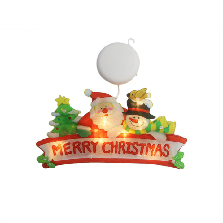 Christmas Party Window Pendant Lamp LED Light with Suction Cup – Merry Christmas