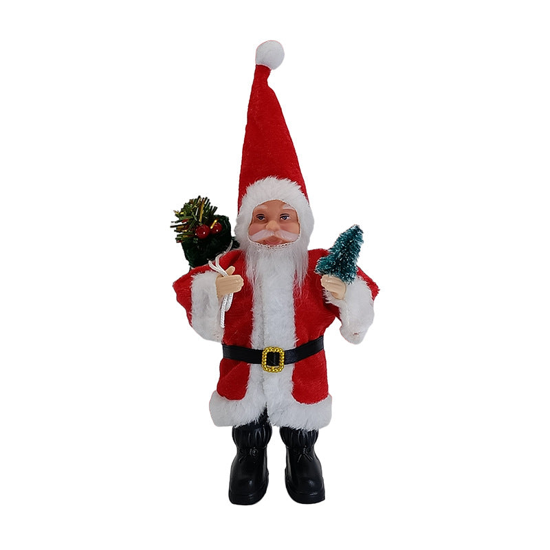 Decorative Christmas Doll Santa Claus Table Decoration Portable Figurine Ornaments – Type A