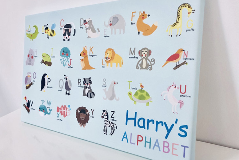 Kids’ Personalised Alphabet Chart