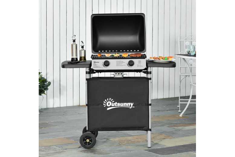 Outsunny Gas Burner BBQ Grill