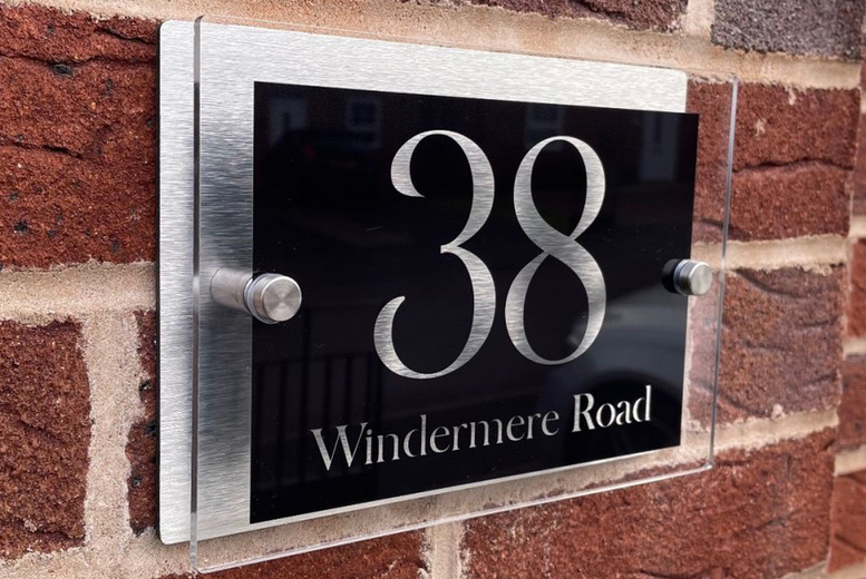 Personalised Modern Door Sign