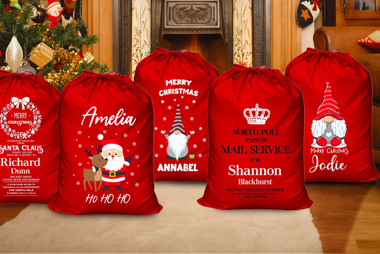 Personalised Large Christmas Gift Bag