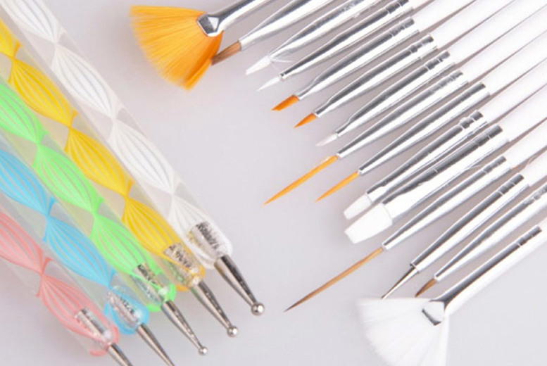 Nail Art Brush & Dotting Pen Set