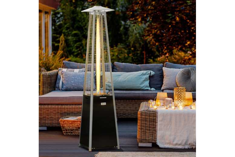 Outsunny Patio Standing Pyramid Heater