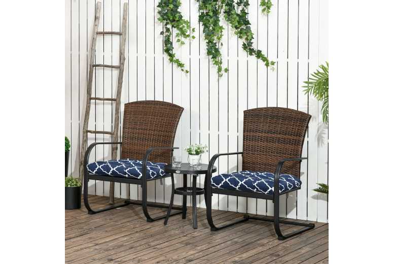 Outsunny Set of 2 Chair Cushions