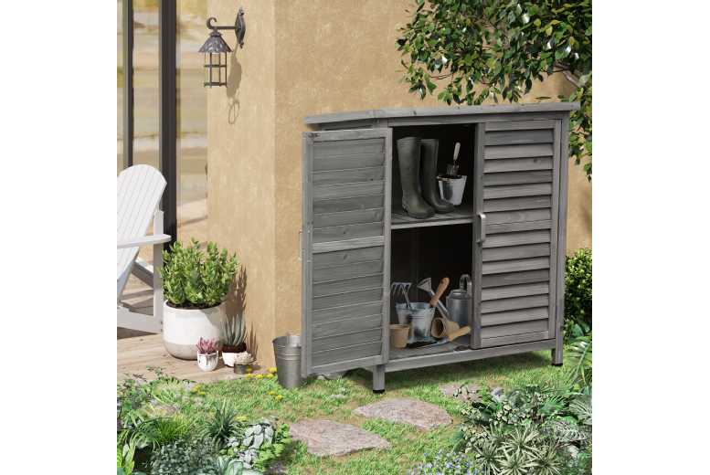 Outsunny Shed Wooden Garden Storage