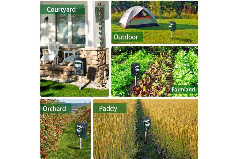 Solar Powered Pest Repellent