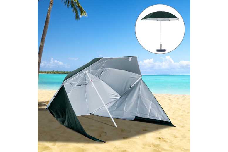 Outsunny All-Weather Beach  Shelter