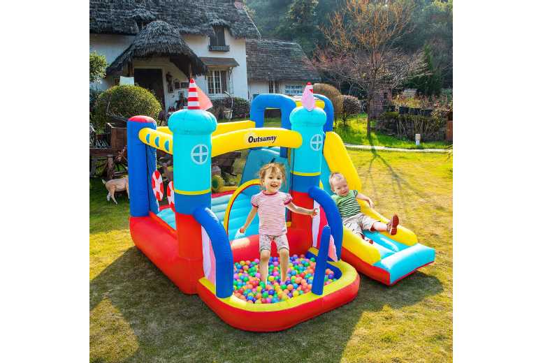 Outsunny Inflatable Sailboat Castle