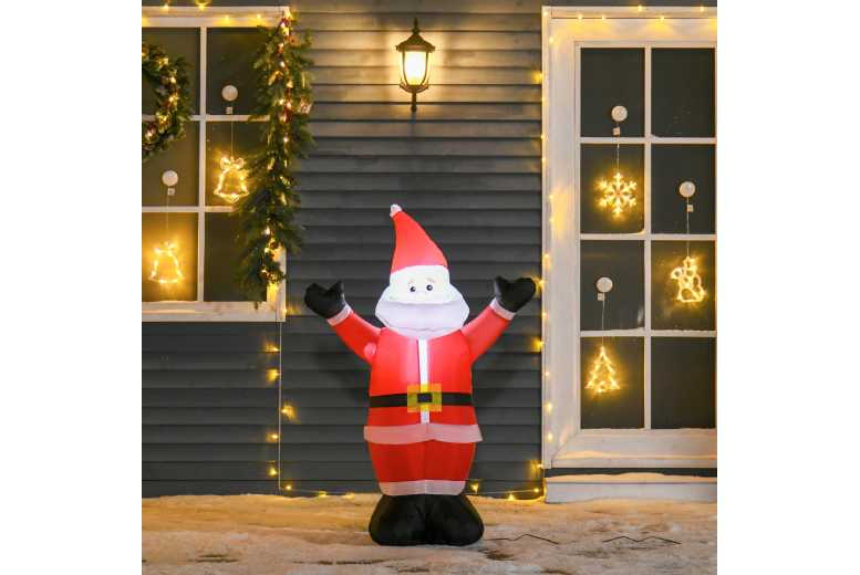 HOMCOM Inflatable Santa Claus