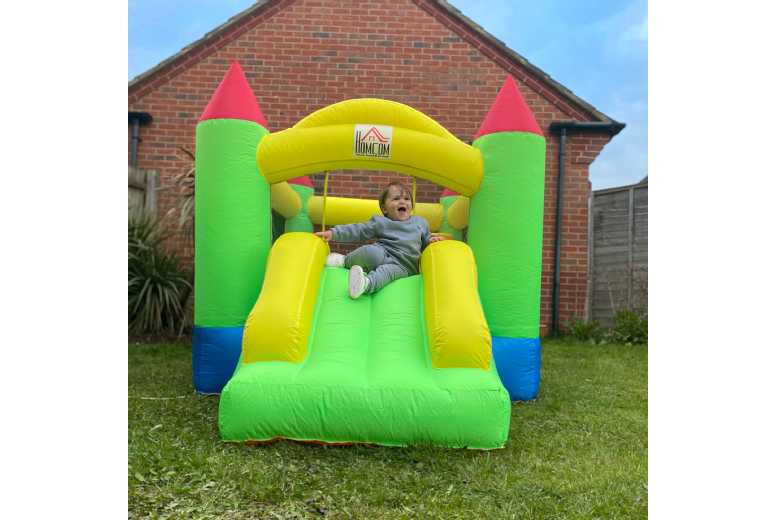 HOMCOM Inflatable Kids Bounce Jumper