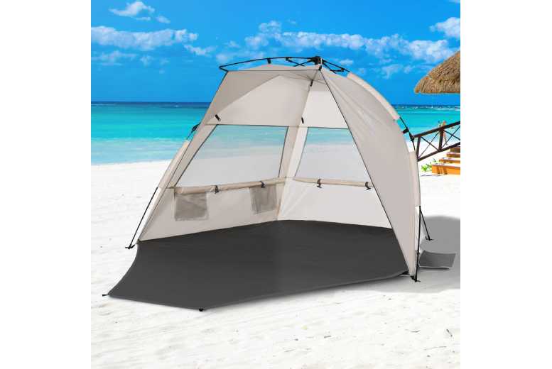 Outsunny 1-2 Man Pop-Up Beach Tent