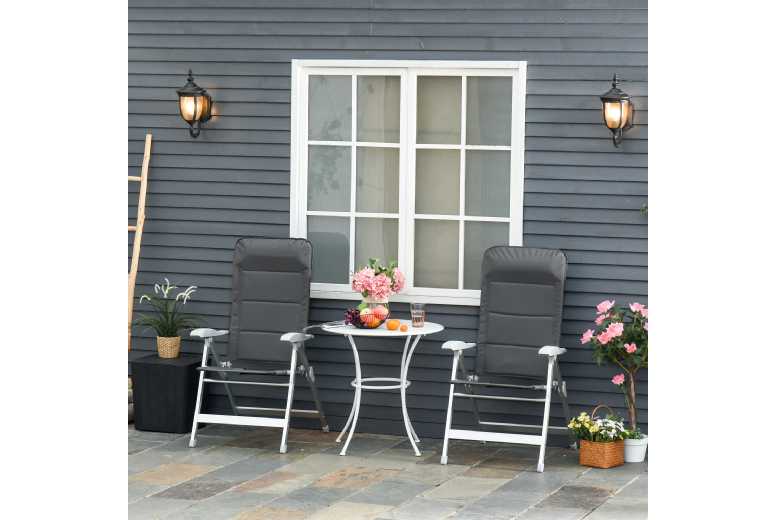 Outsunny Patio Folding Dining Chair