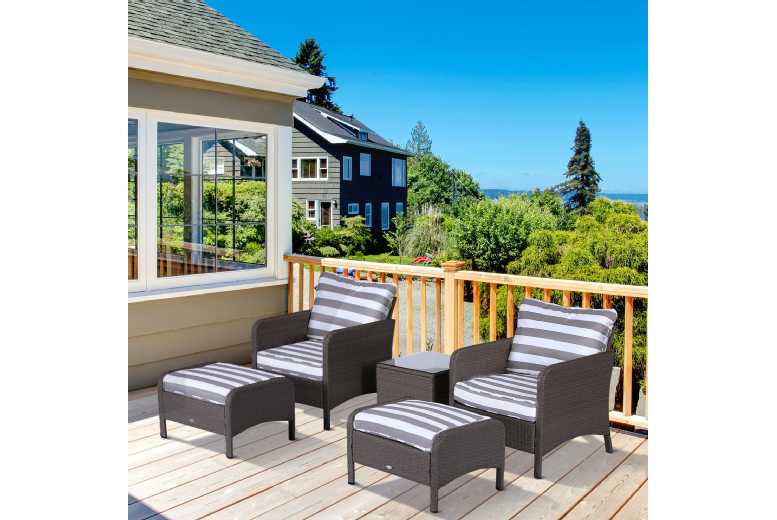 Outsunny  Rattan Garden Furniture Set