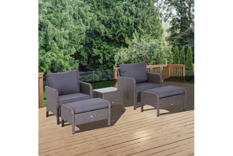 Outsunny Rattan Furniture Set