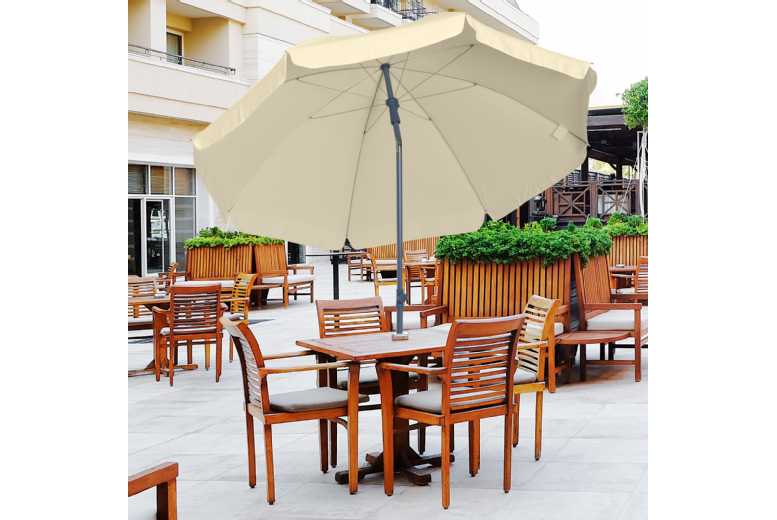 Outsunny Tilt Beach  Parasol