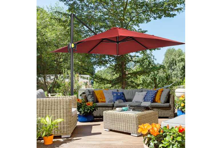 Outsunny Offset Parasol