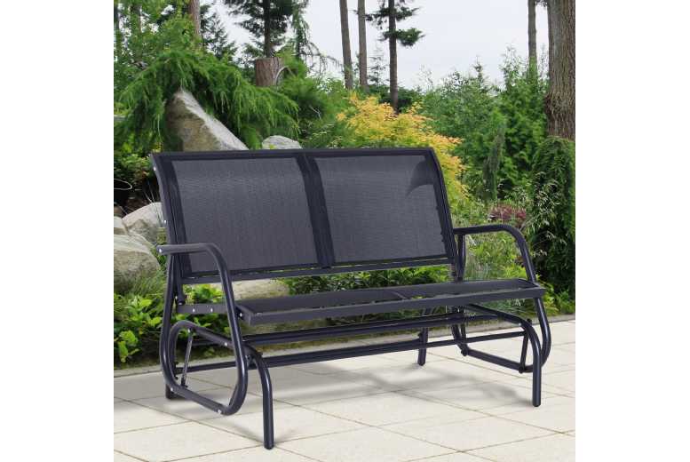 Outsunny 2-Person Outdoor Glider Bench