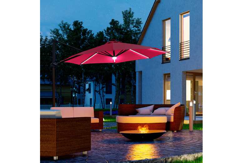 Outsunny Adjustable Roma Parasol