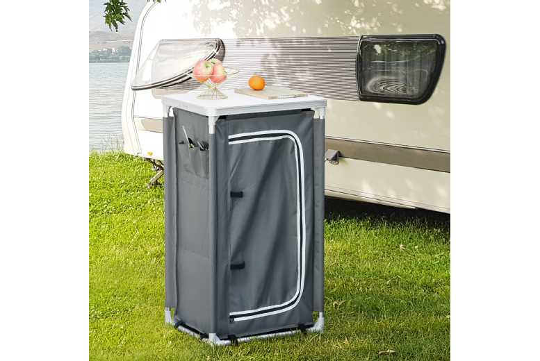 Outsunny Cupboard Camping Table