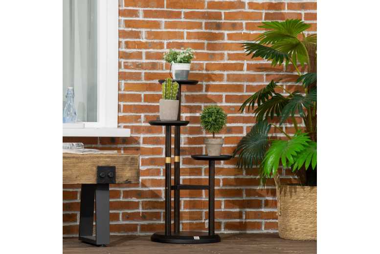 Outsunny Plant Stand, Shelf Rack