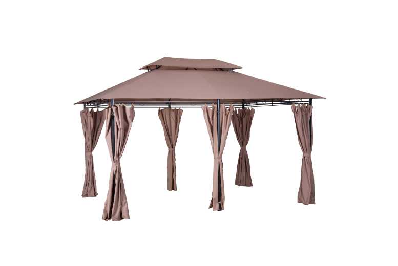 Outsunny Metal Gazebo Canopy Tent