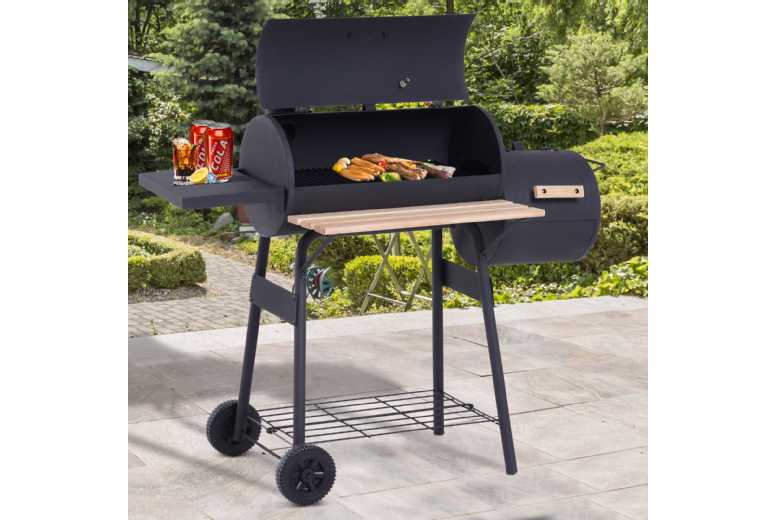 Outsunny Charcoal Portable BBQ  Trolley
