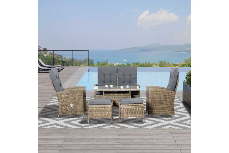 Outsunny Rattan Dining Set