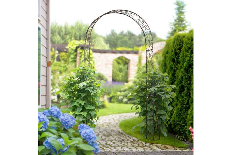 Outsunny Rose Arch Arbour Trellis