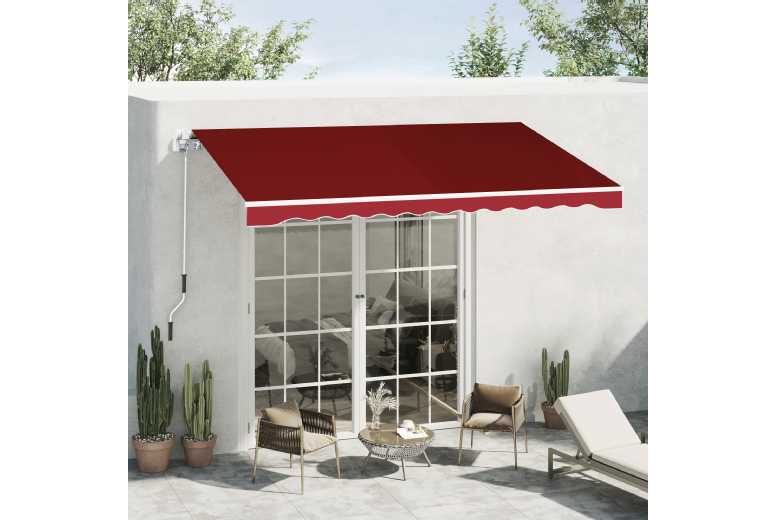 Outsunny Retractable Patio Shelter