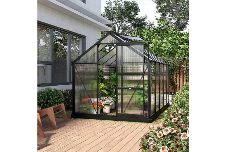 Outsunny Clear Walk-In Greenhouse