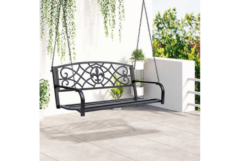 Outsunny Swing Seat Bench with Chains