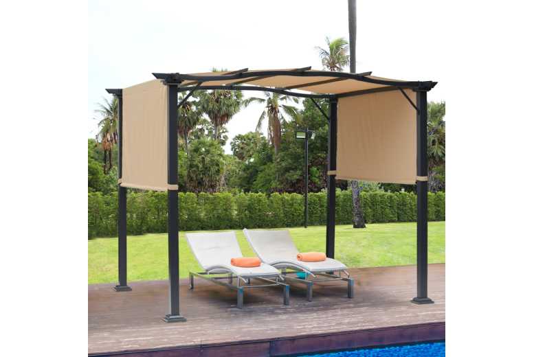 Outsunny Retractable Pergola Gazebo