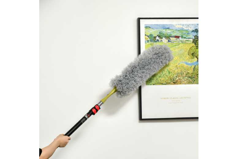 HOMCOM Telescopic Feather Duster